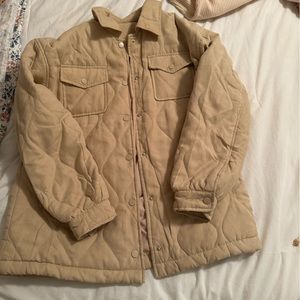 Quilted collared jacket size S